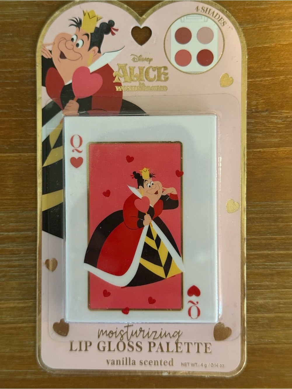 Disney Alice in Wonderland Queen of Hearts Lip Gloss Palette